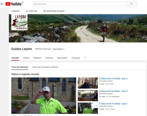 Youtube guides Lepere